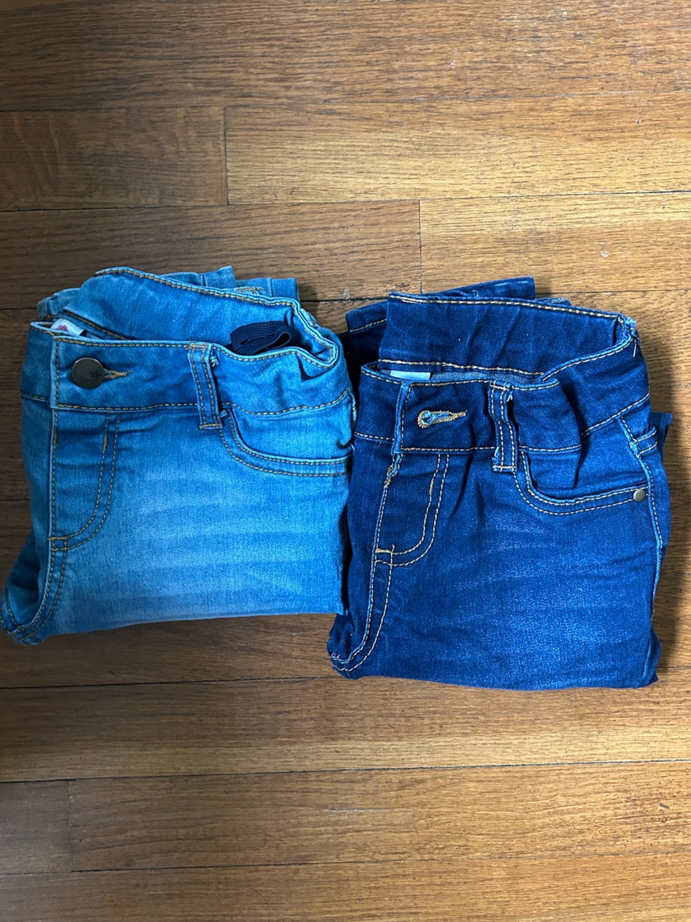 total girl Kids Denim Jeans Duo - Light Blue & Dark Blue